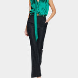 綁帶緞面絲背心