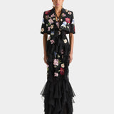 GIVENCHY 刺繡花卉短版外套