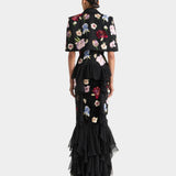 GIVENCHY 刺繡花卉短版外套