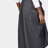 GIVENCHY 抓褶羊毛長裙