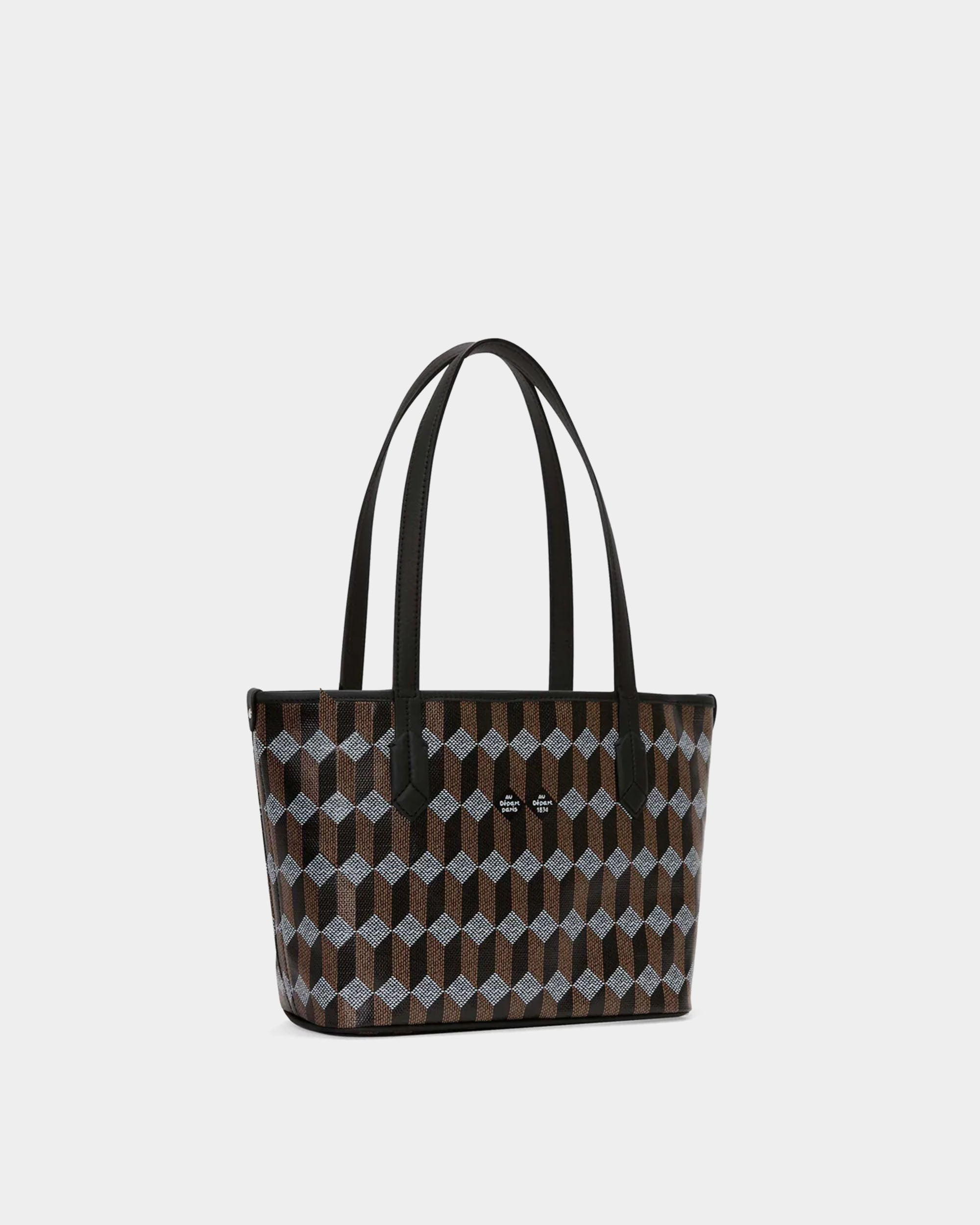 AU DÉPART TOTE NO.28 中型幾何圖紋手提包