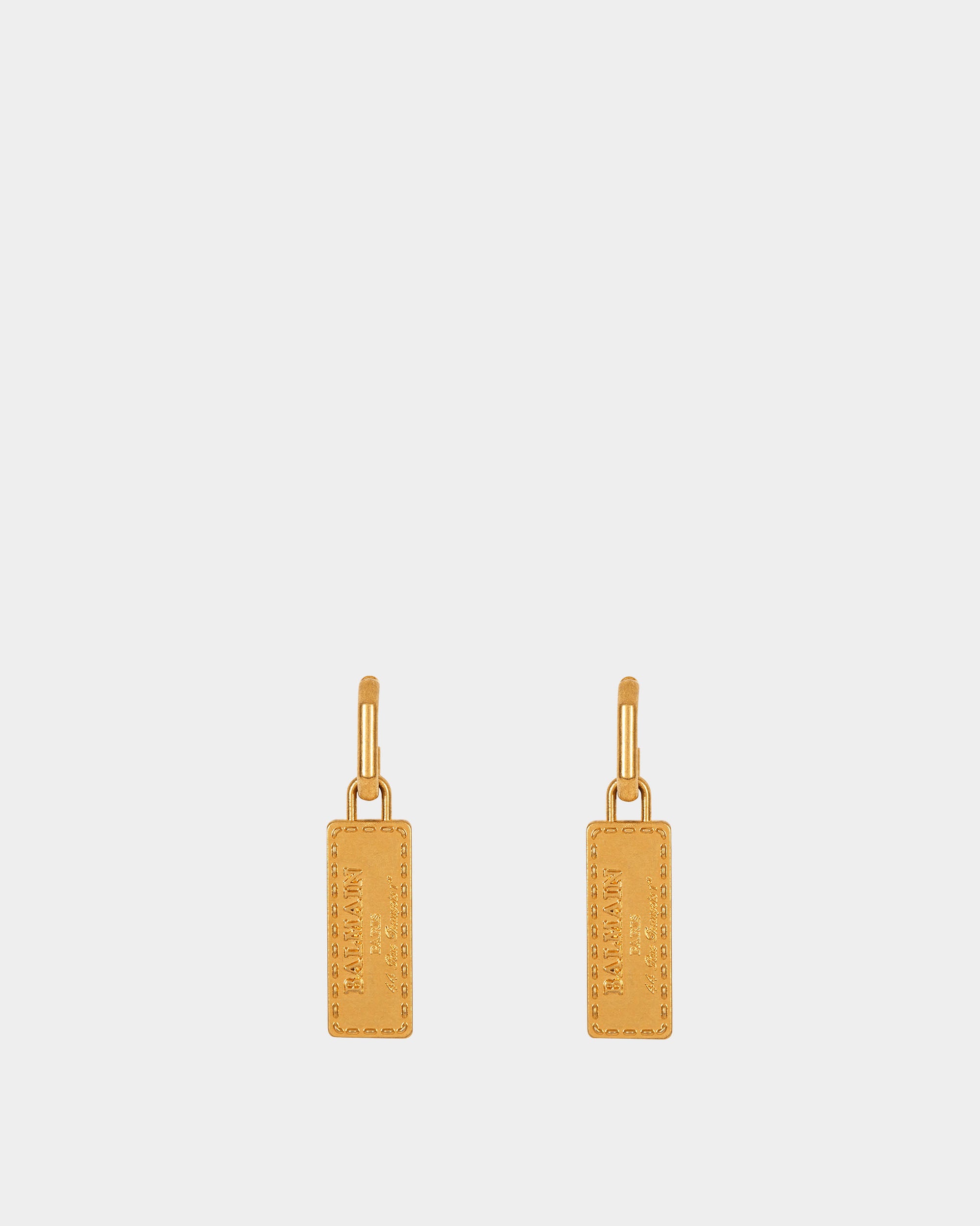 BALMAIN 經典刻紋耳環