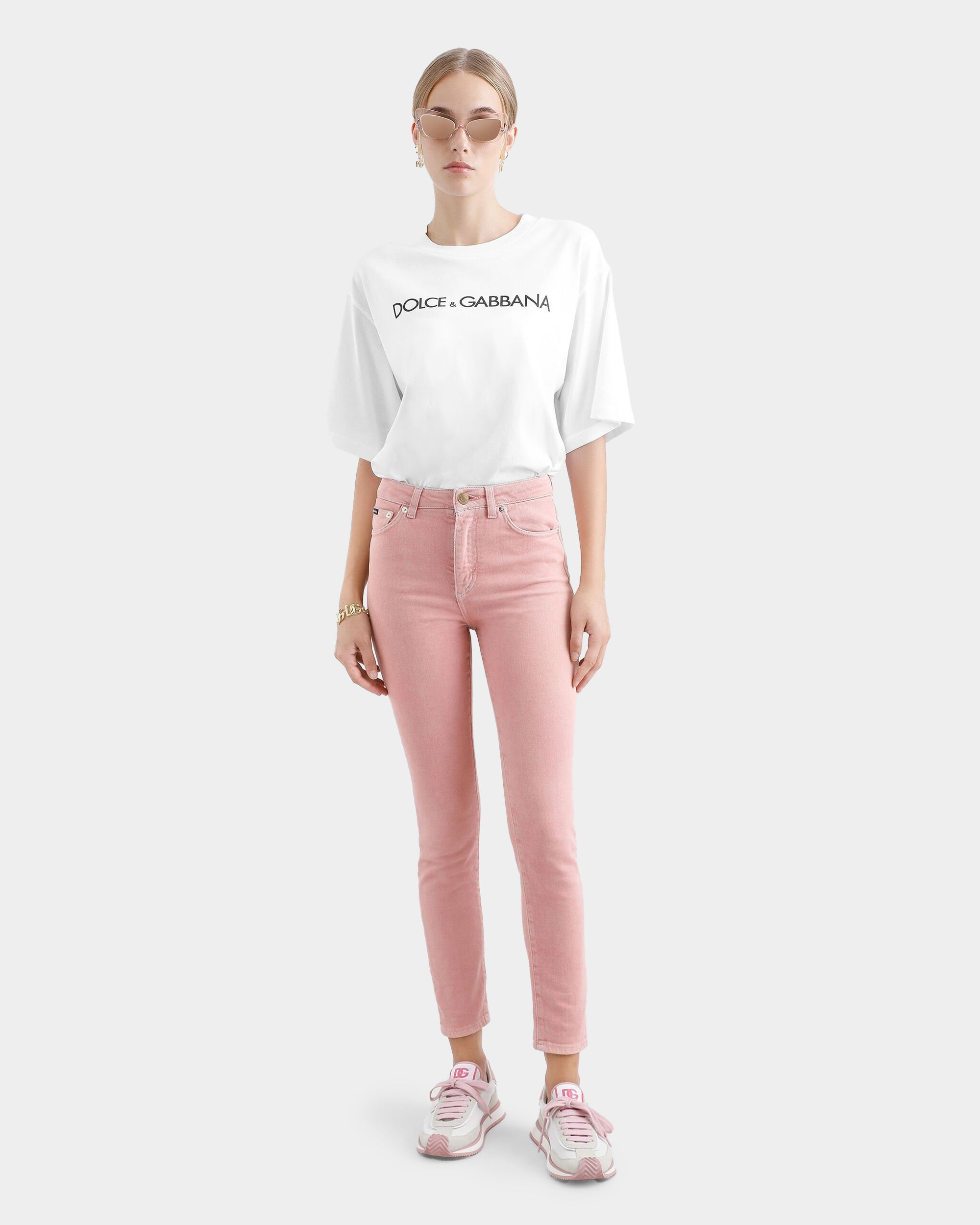 DOLCE&GABBANA 英文字樣印花 T-shirt