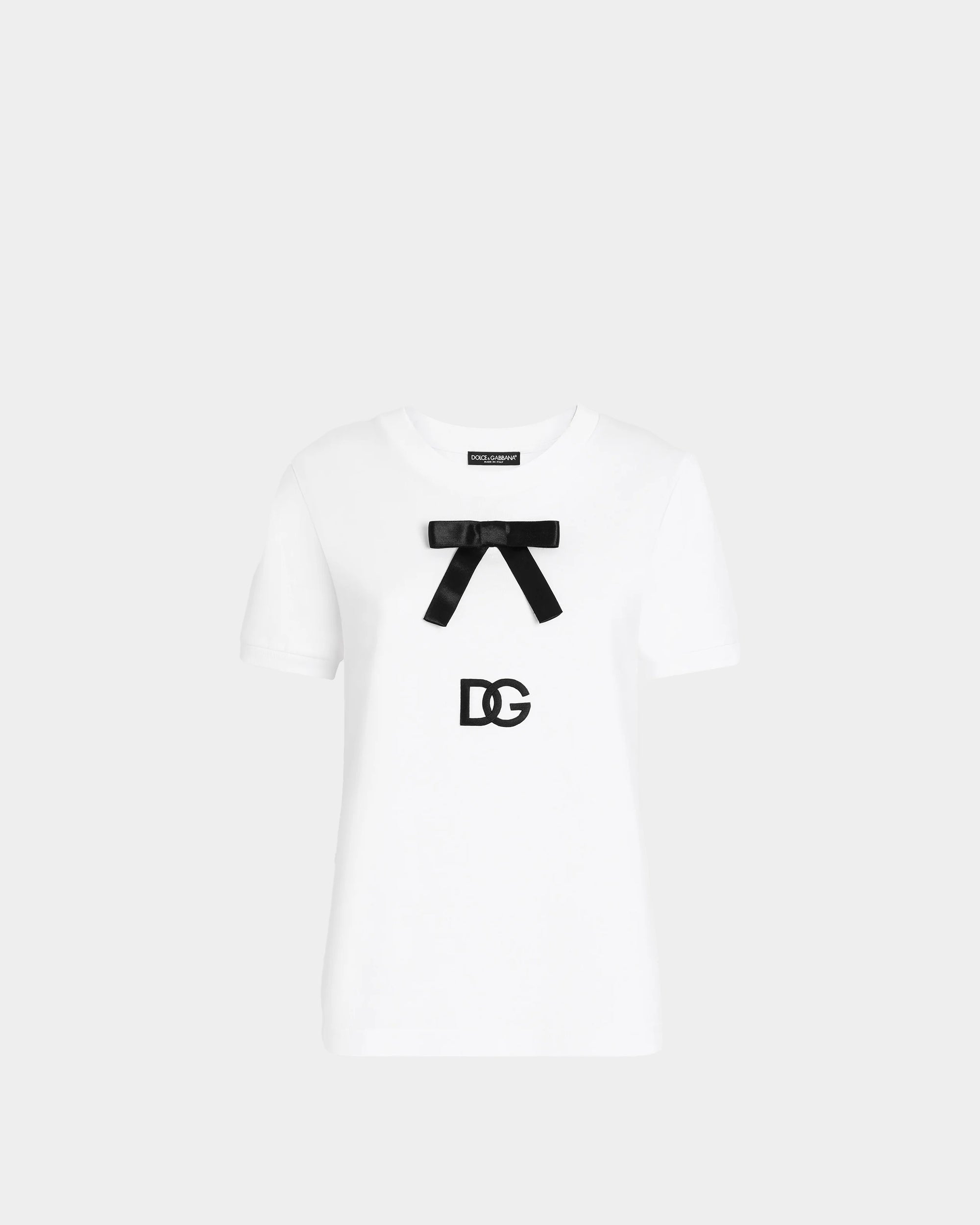 DOLCE&GABBANA  蝴蝶結 LOGO T-shirt