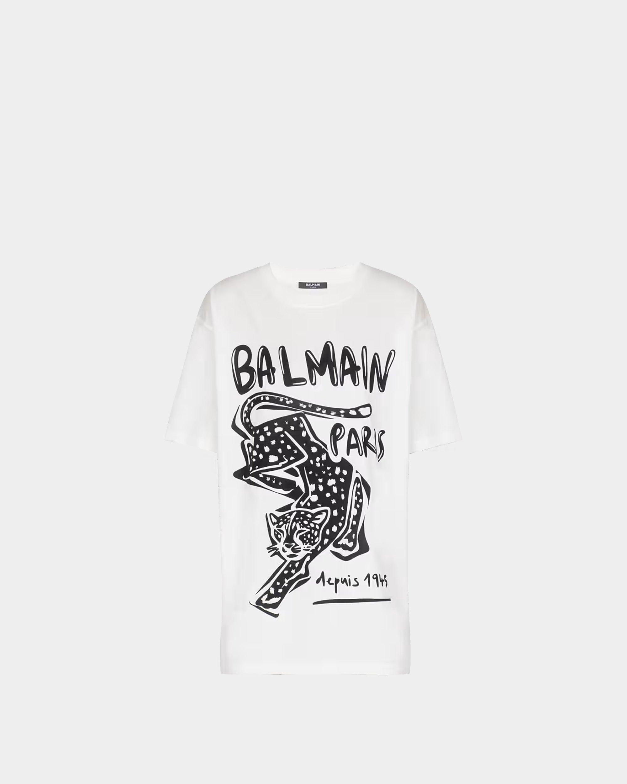豹紋印花 Logo T-Shirt