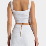 BALMAIN 針織金釦短版上衣