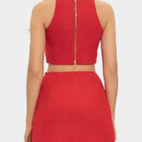 BALMAIN 立領金釦短版上衣