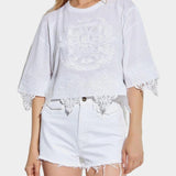 BALMAIN 徽章刺繡短版上衣