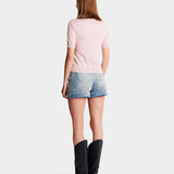 BALMAIN 徽章刺繡針織上衣