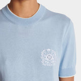 BALMAIN 徽章刺繡針織上衣