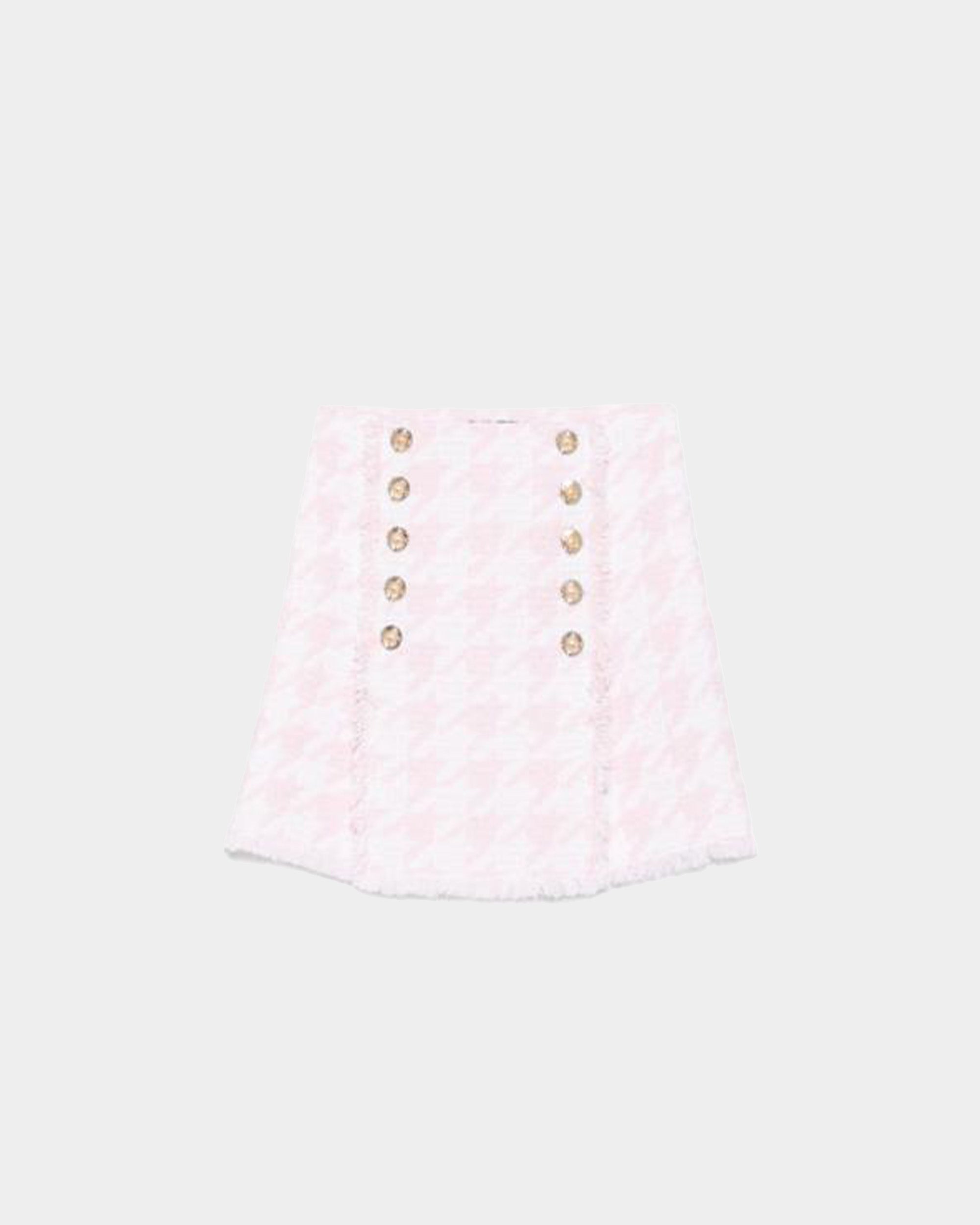 BALMAIN 金扣迷你裙