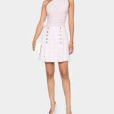 BALMAIN 金扣迷你裙