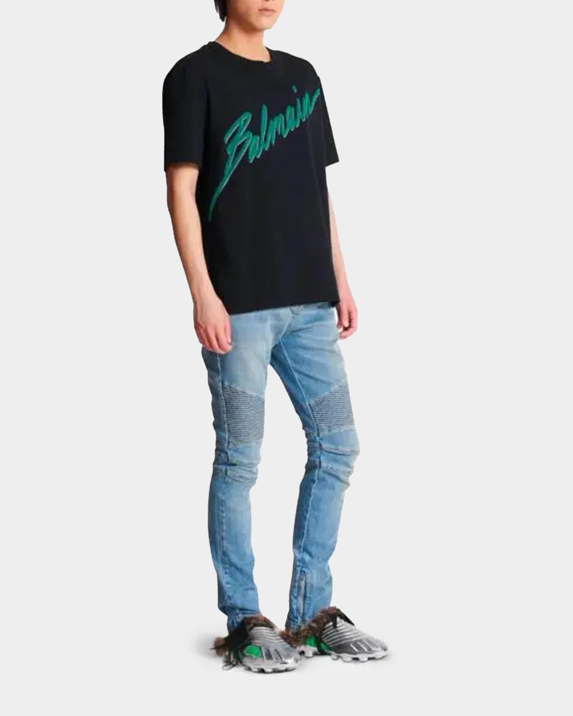 字母印花棉質 T-Shirt