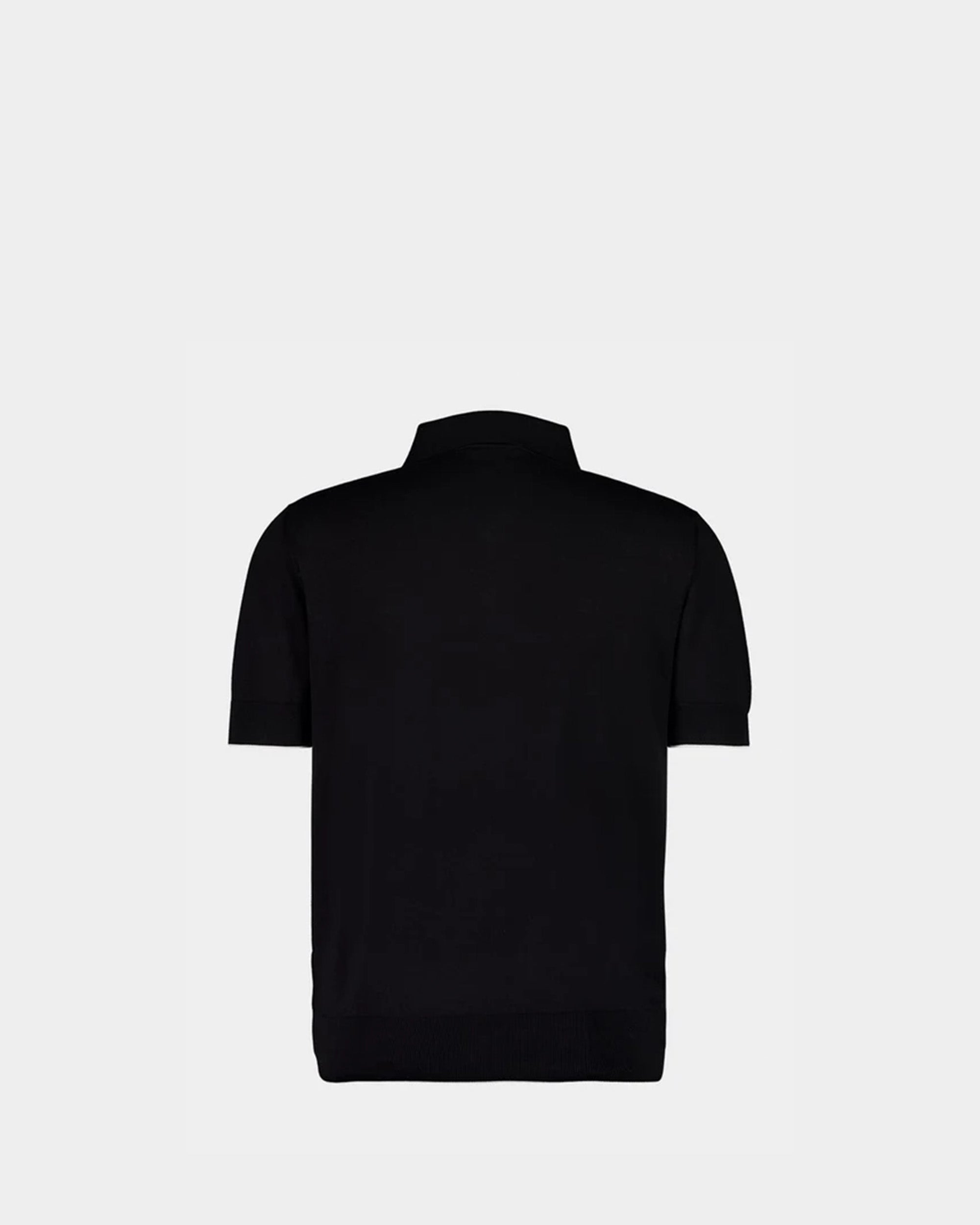 BALMAIN 棉絲針織 Polo 衫