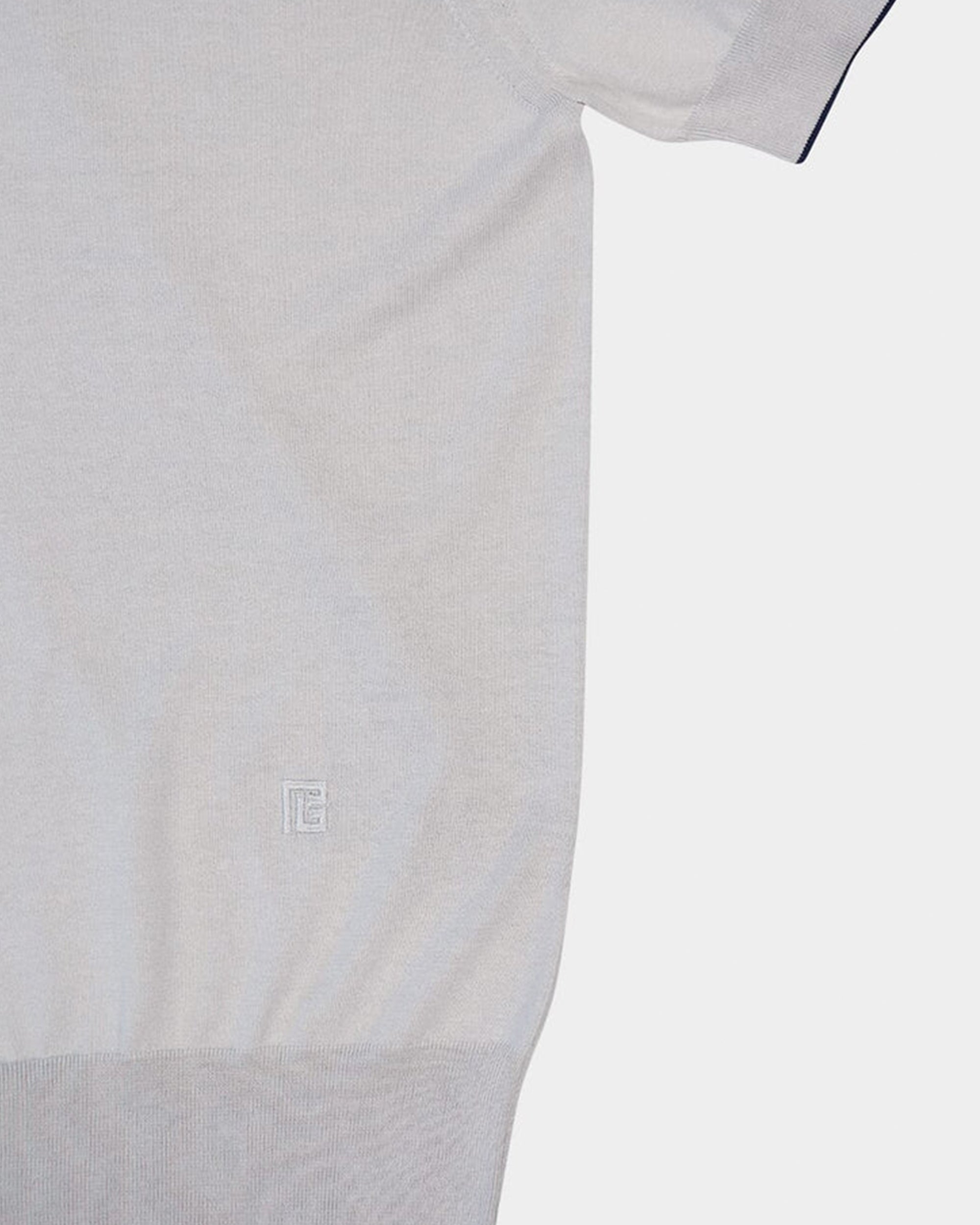 BALMAIN 棉絲針織 Polo 衫