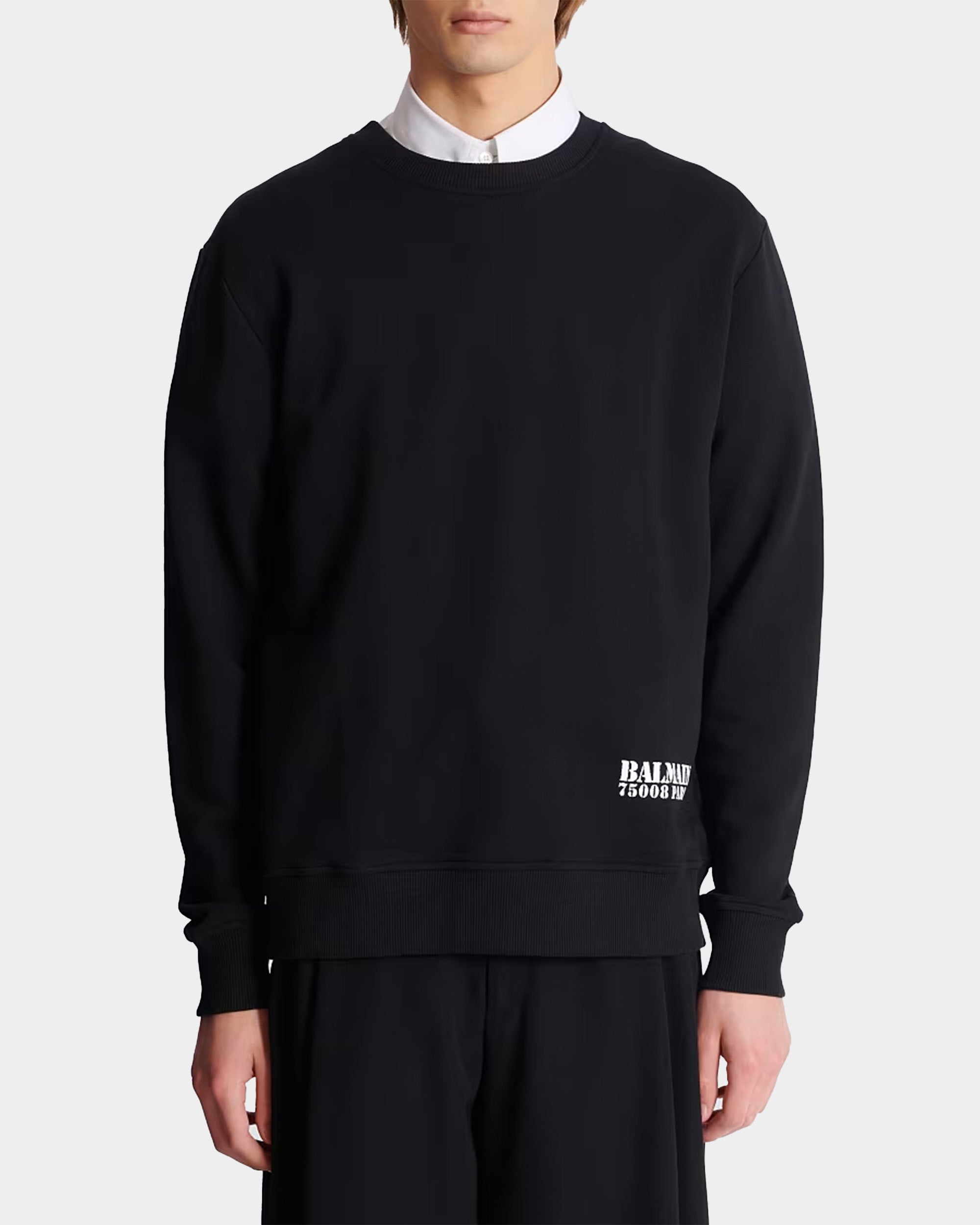 BALMAIN 小標印花大學 T