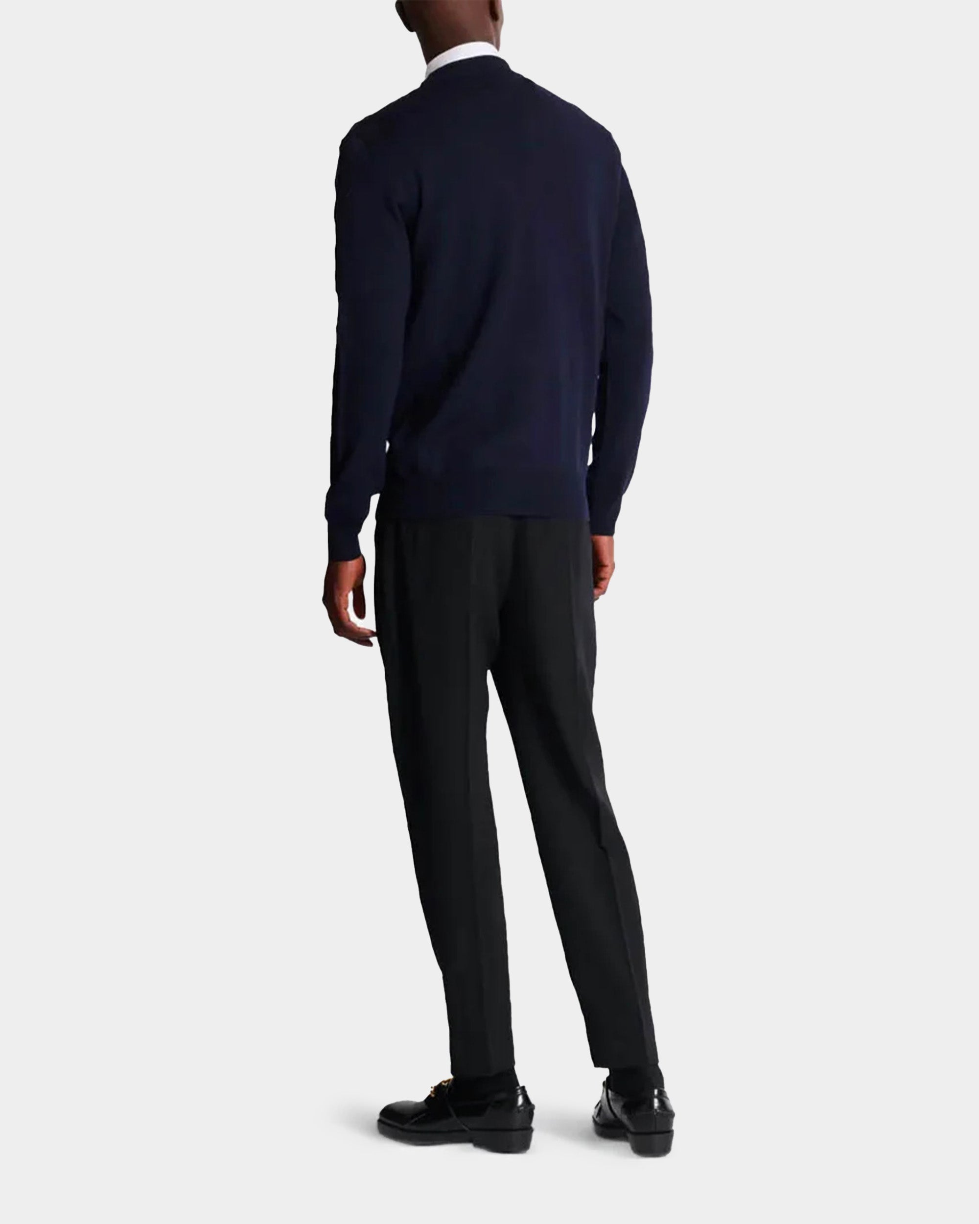 BALMAIN 黑色長袖毛衣