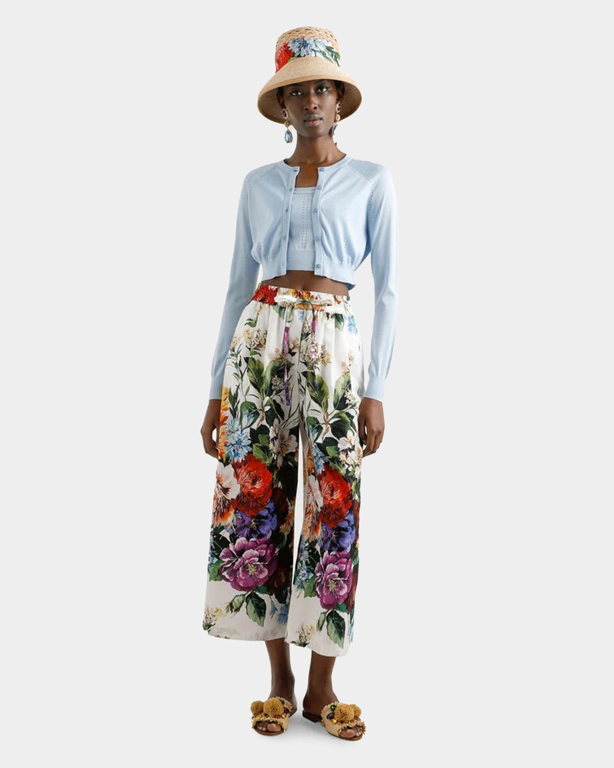 DOLCE&GABBANA  短版方領針織背心
