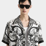 DOLCE&GABBANA Maiolica 印花短袖襯衫