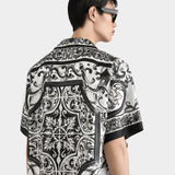 DOLCE&GABBANA Maiolica 印花短袖襯衫