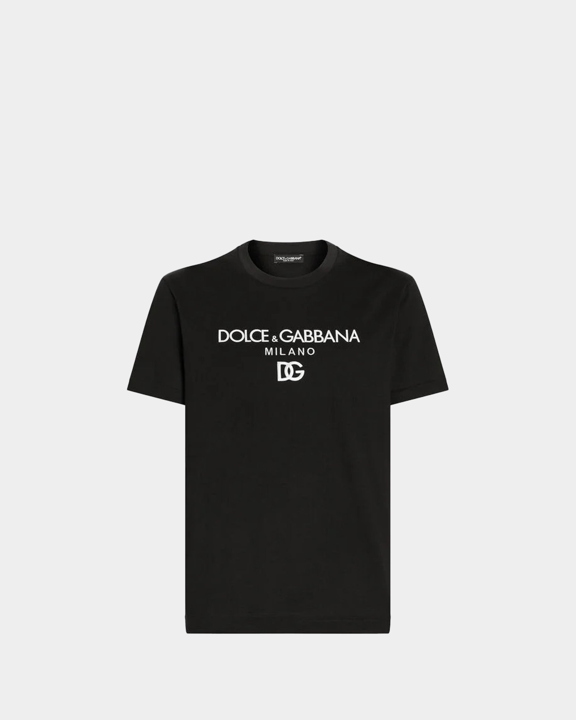 DOLCE&GABBANA 刺繡 LOGO T-shirt