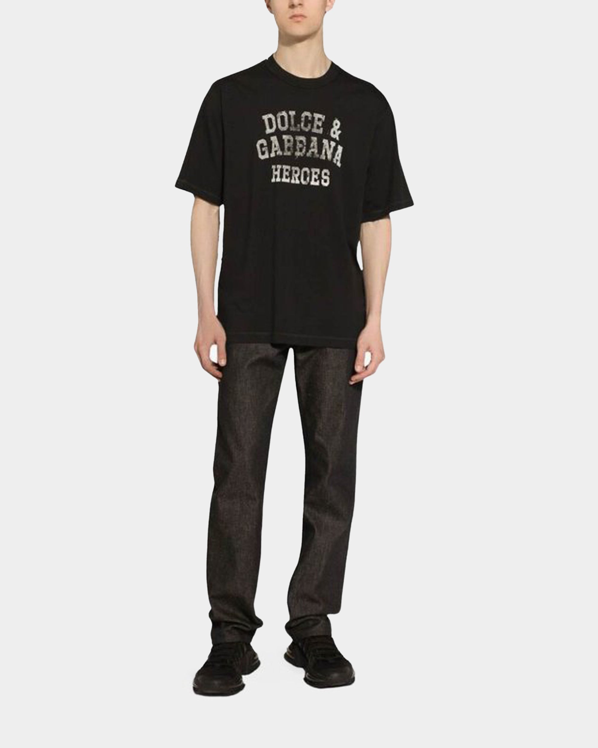 DOLCE&GABBANA  HEROES LOGO 男款 T-shirt