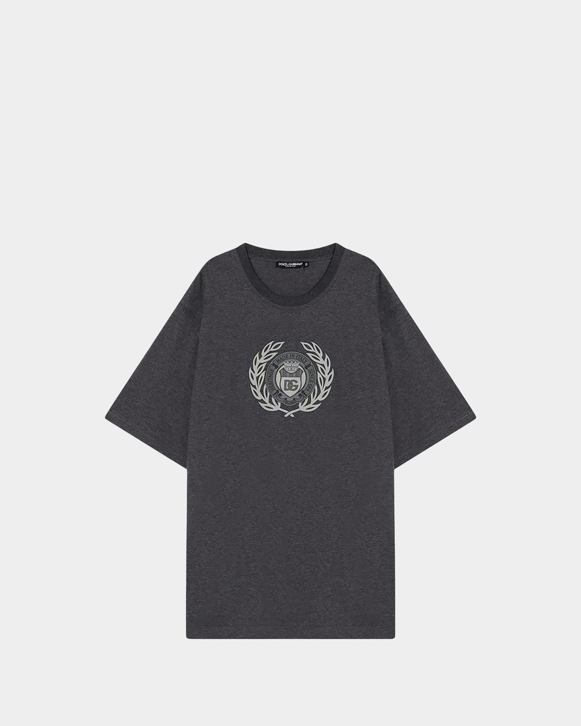 DOLCE&GABBANA  月桂葉徽章 LOGO T-shirt