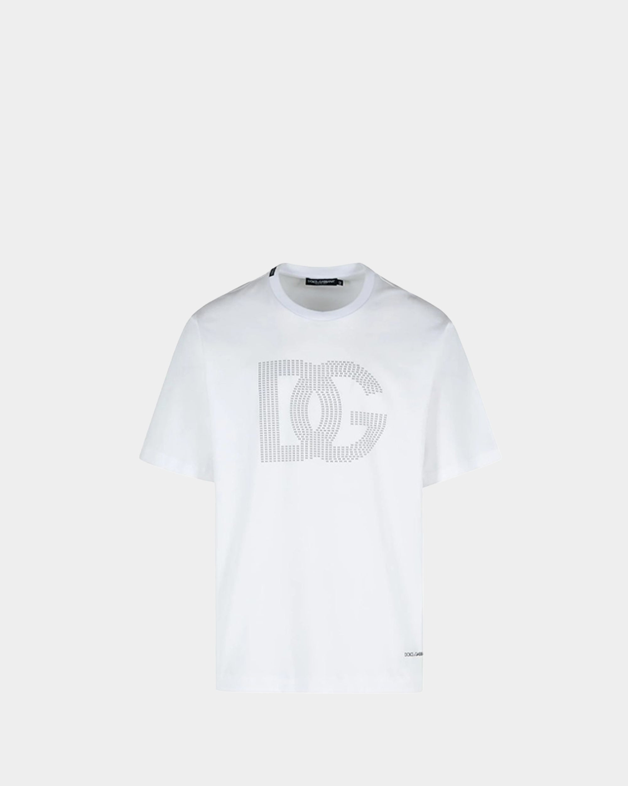 DOLCE&GABBANA  水鑽 LOGO T-shirt