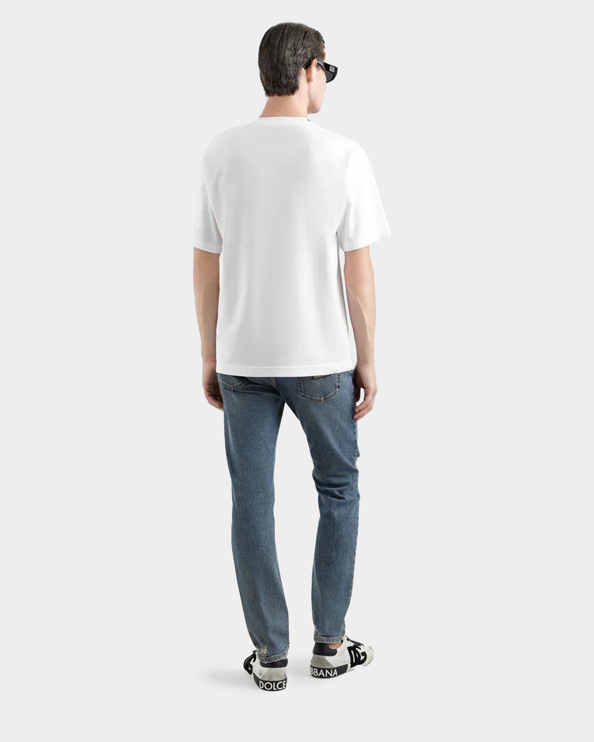 DOLCE&GABBANA  水鑽 LOGO T-shirt