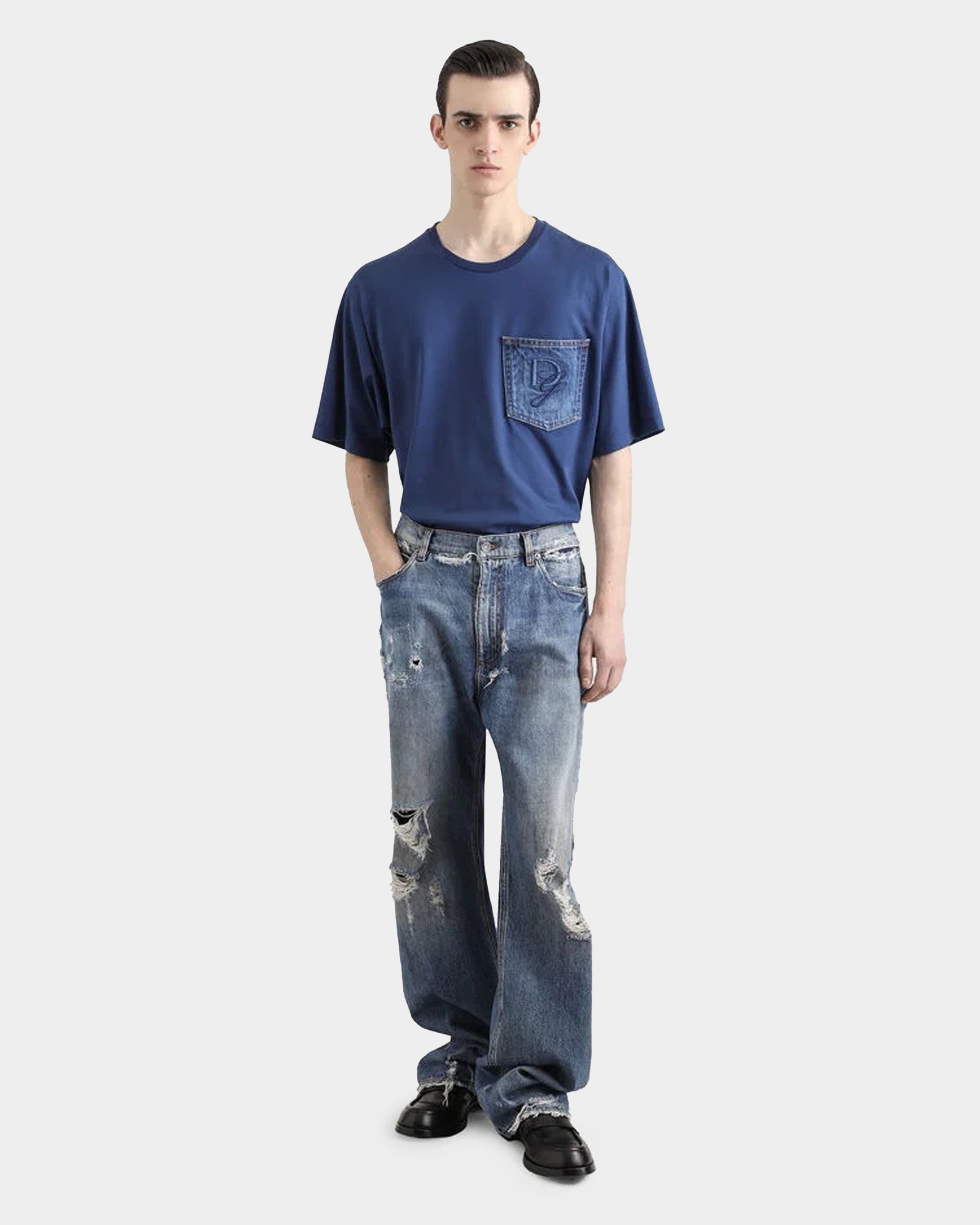 DOLCE&GABBANA 牛仔口袋 T-shirt
