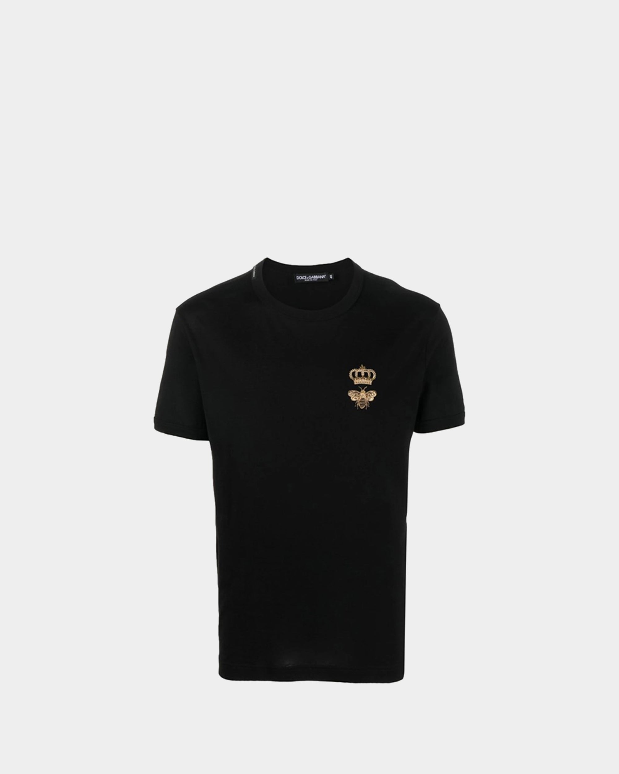 DOLCE&GABBANA  皇冠徽章 LOGO 刺繡 T-shirt