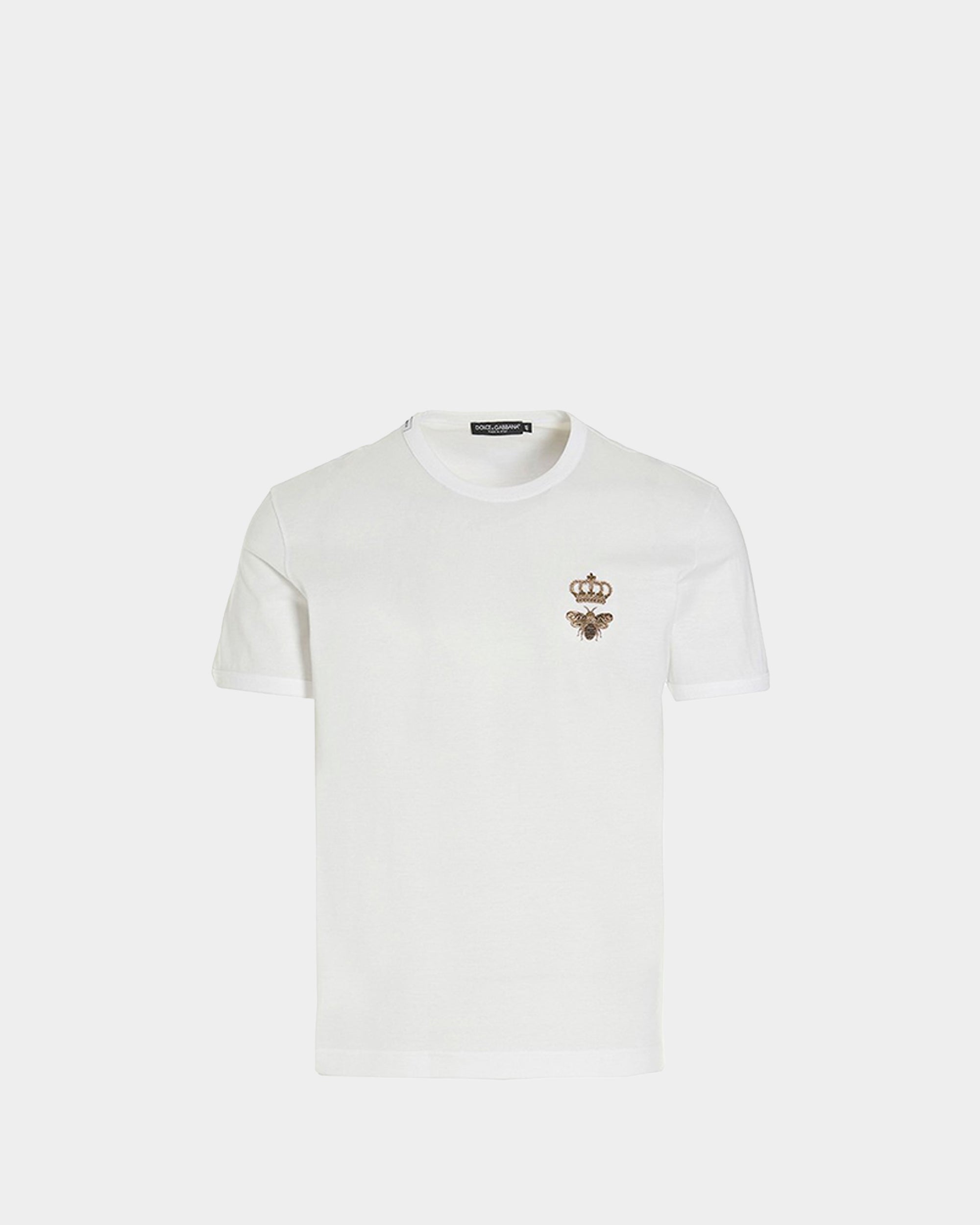 DOLCE&GABBANA  皇冠徽章 LOGO 刺繡 T-shirt