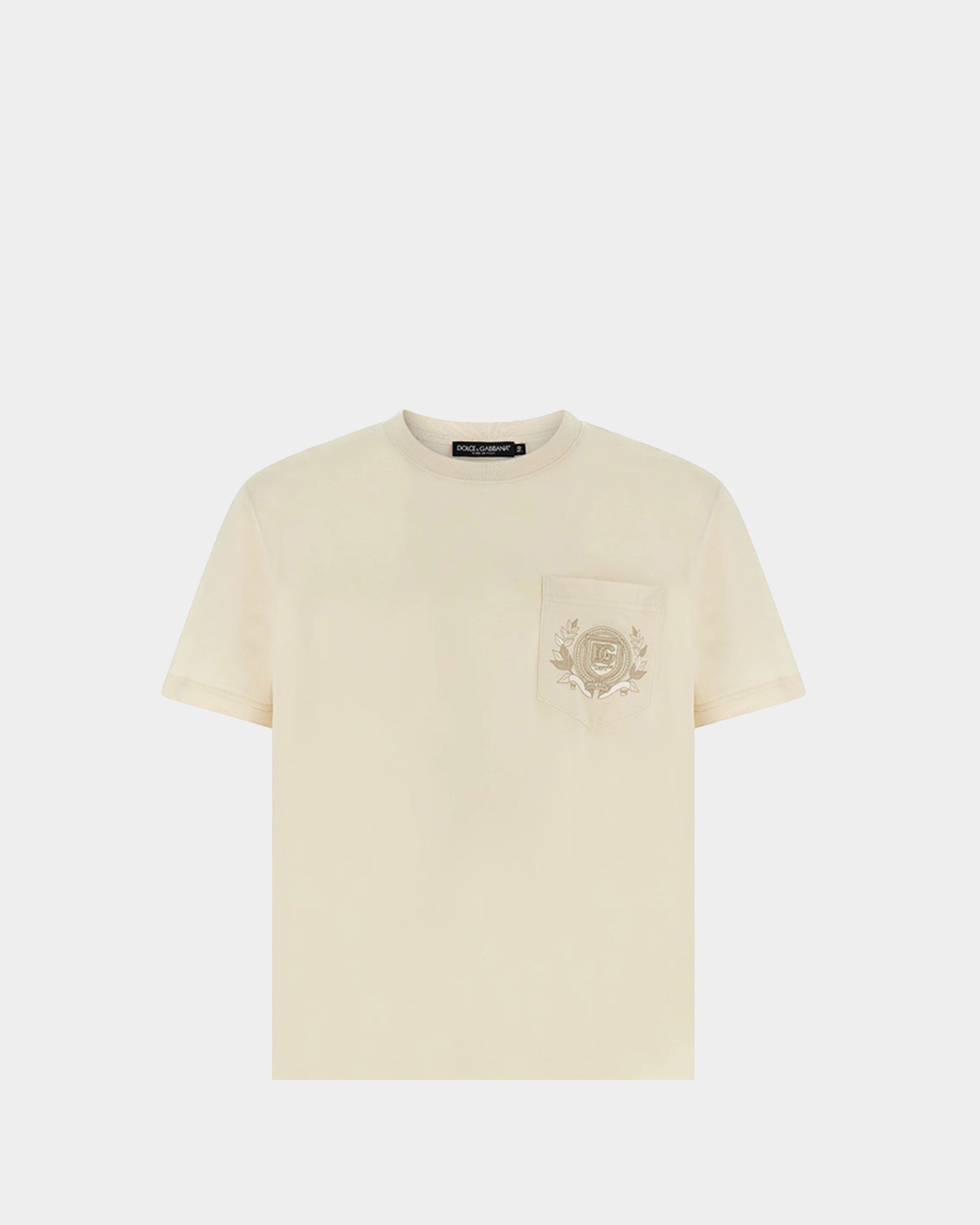 DOLCE&GABBANA 月桂葉徽章 LOGO T-shirt