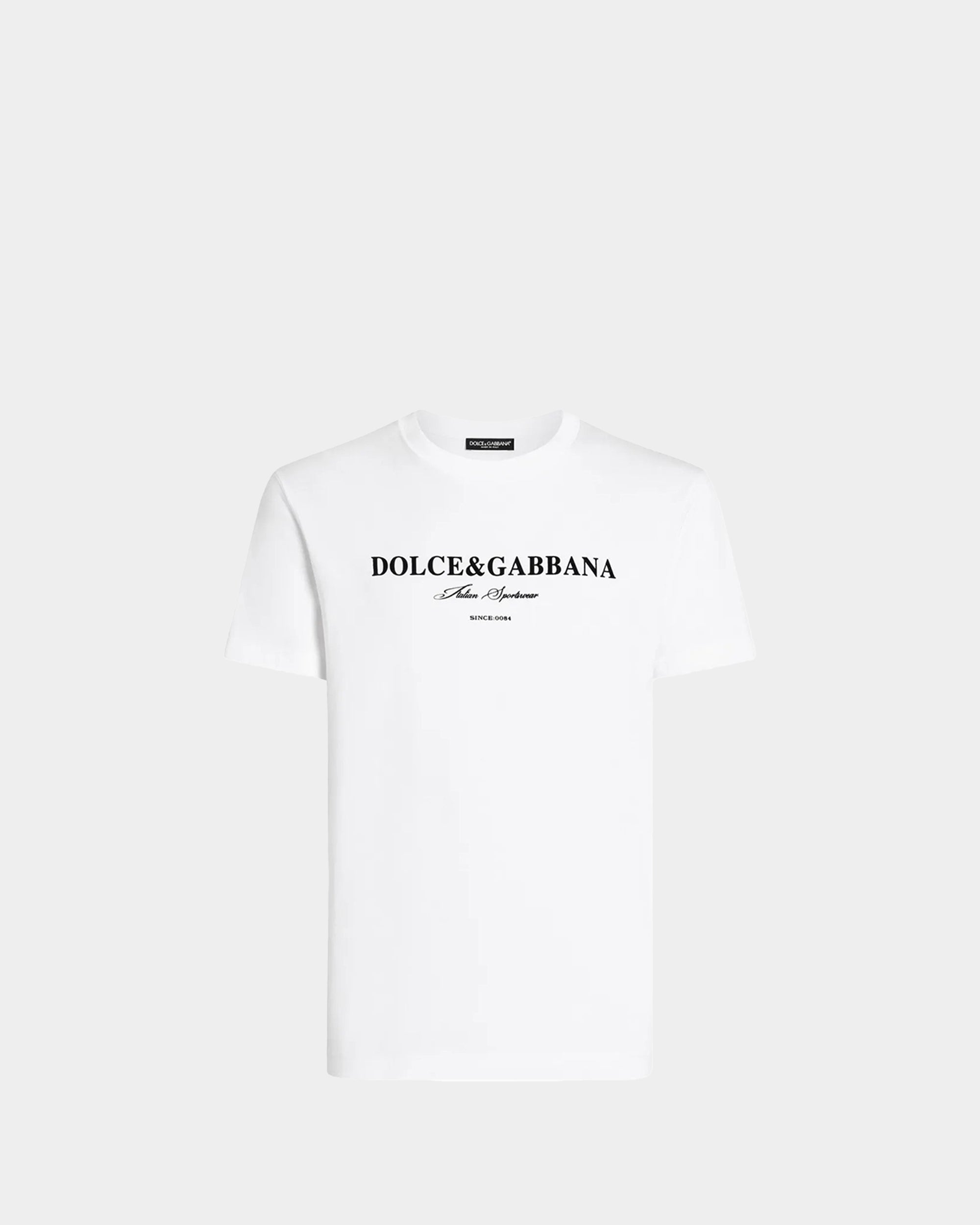 DOLCE&GABBANA  La Sicilia 標誌短袖 T-shirt