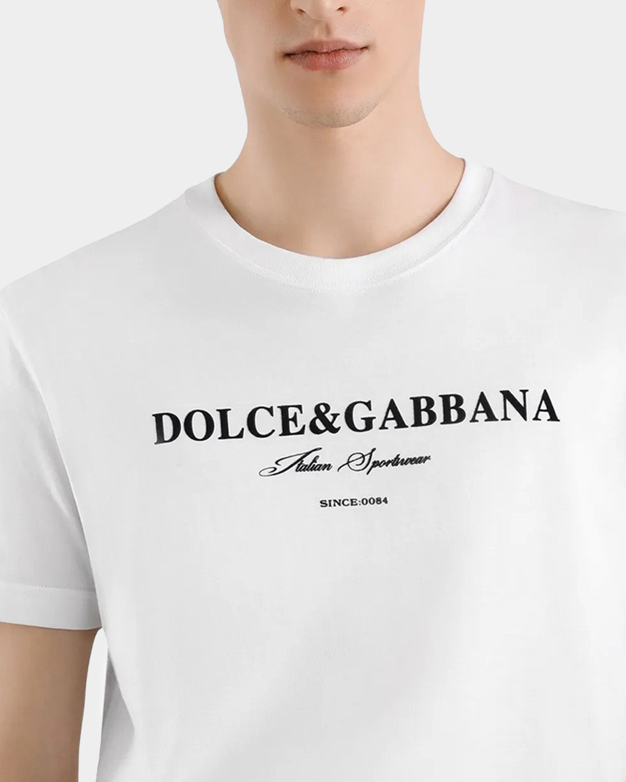 DOLCE&GABBANA  La Sicilia 標誌短袖 T-shirt