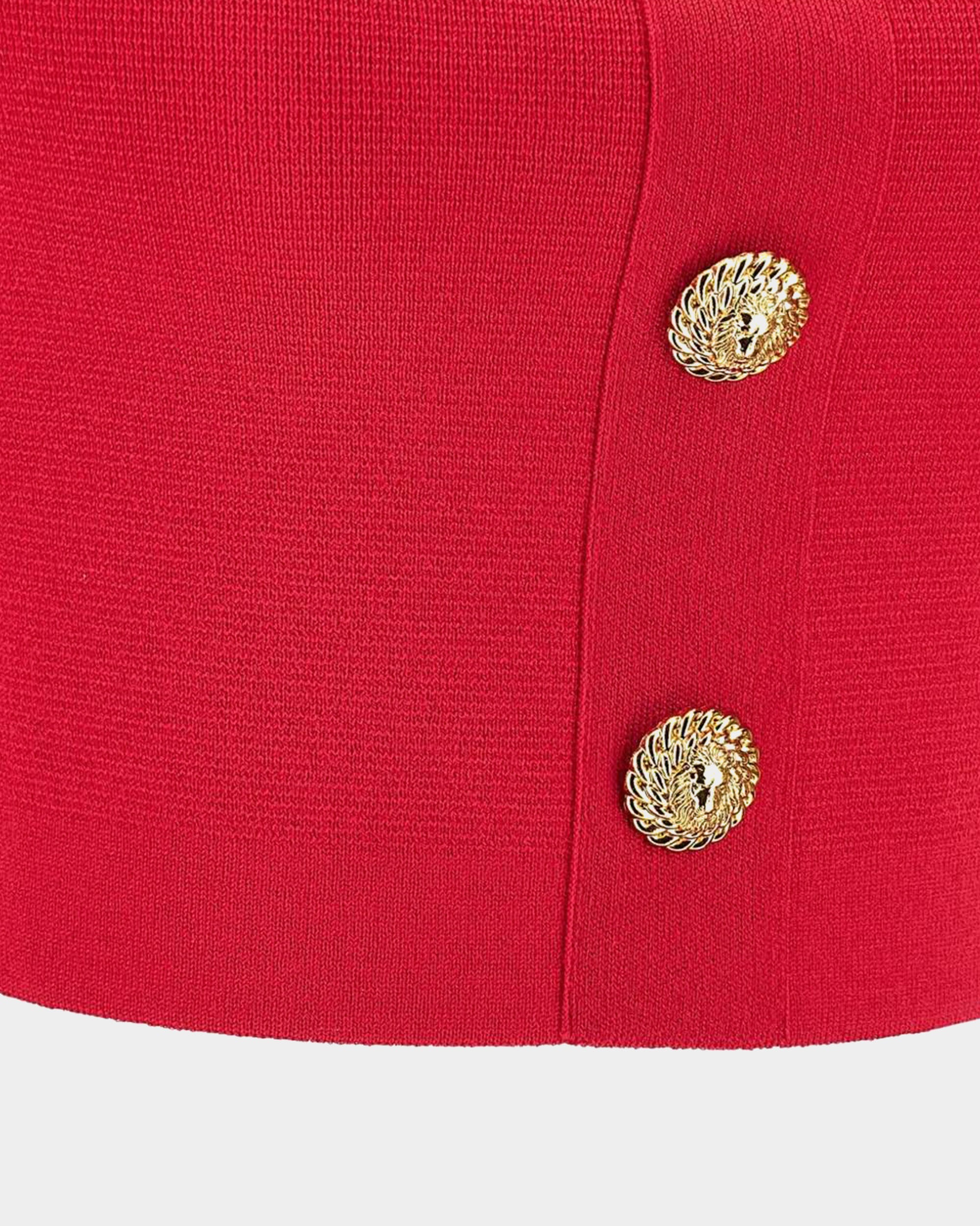 BALMAIN 三釦緊緻嫘縈胸衣