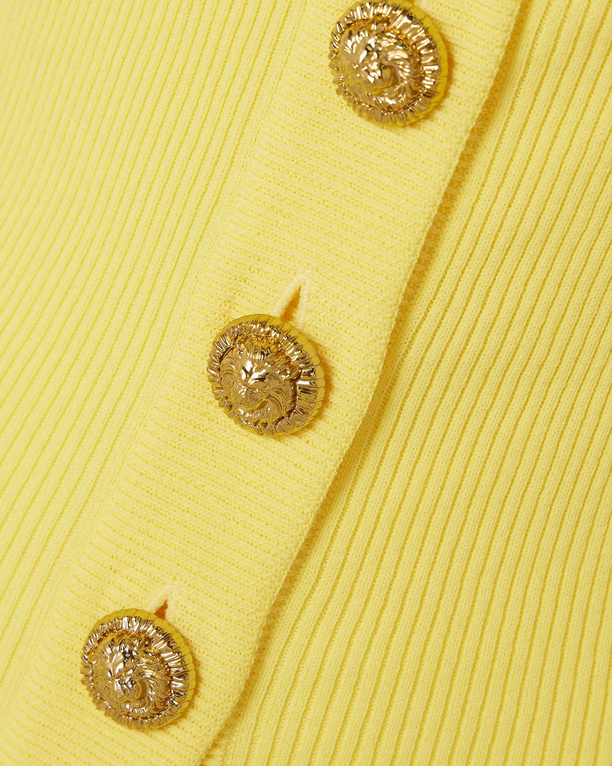 BALMAIN 長袖釦式 V 領輕量針織開襟衫