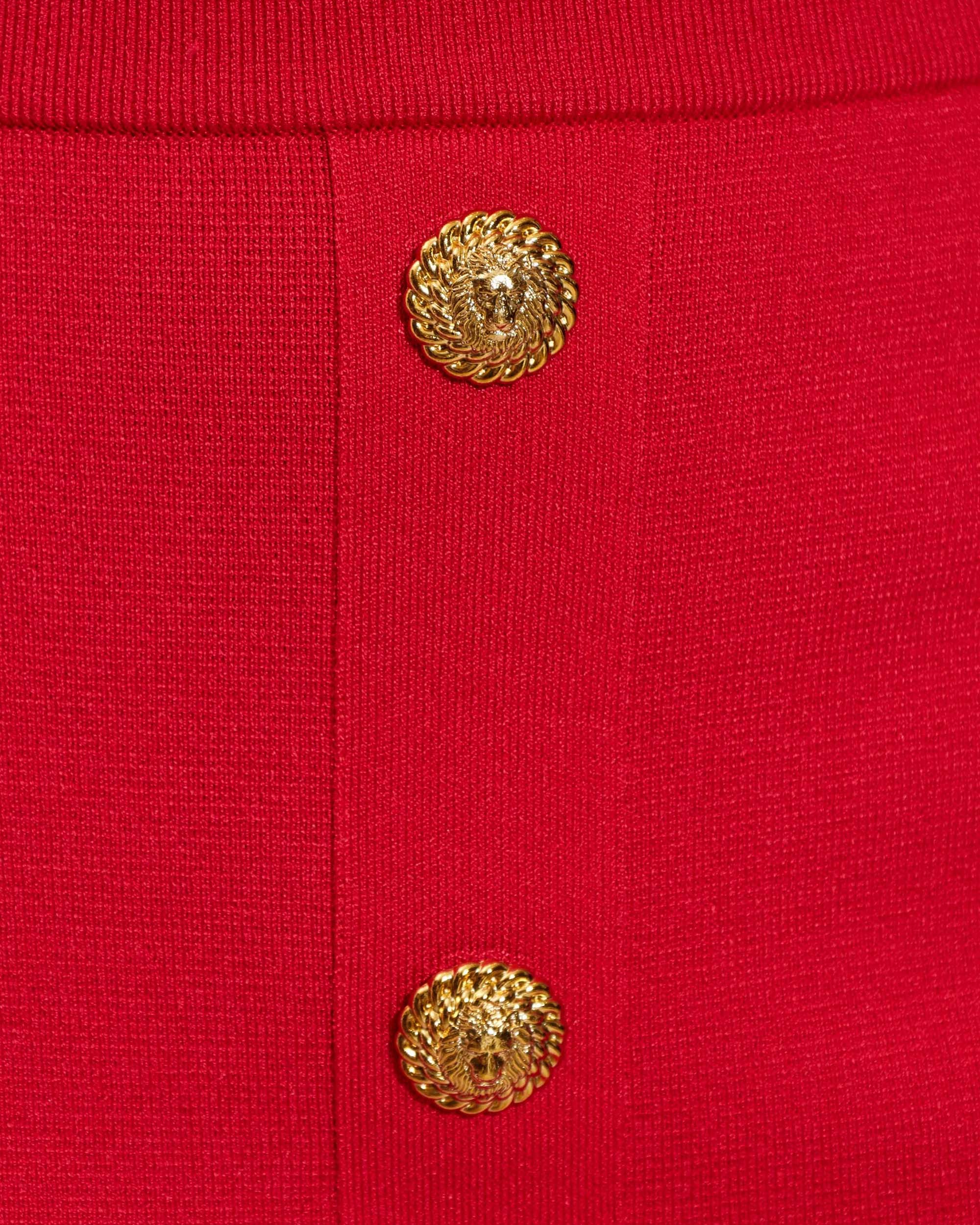 BALMAIN 膝下合身嫘縈裙