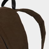 尼龍拼接小牛皮後背包