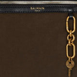 尼龍拼接小牛皮後背包