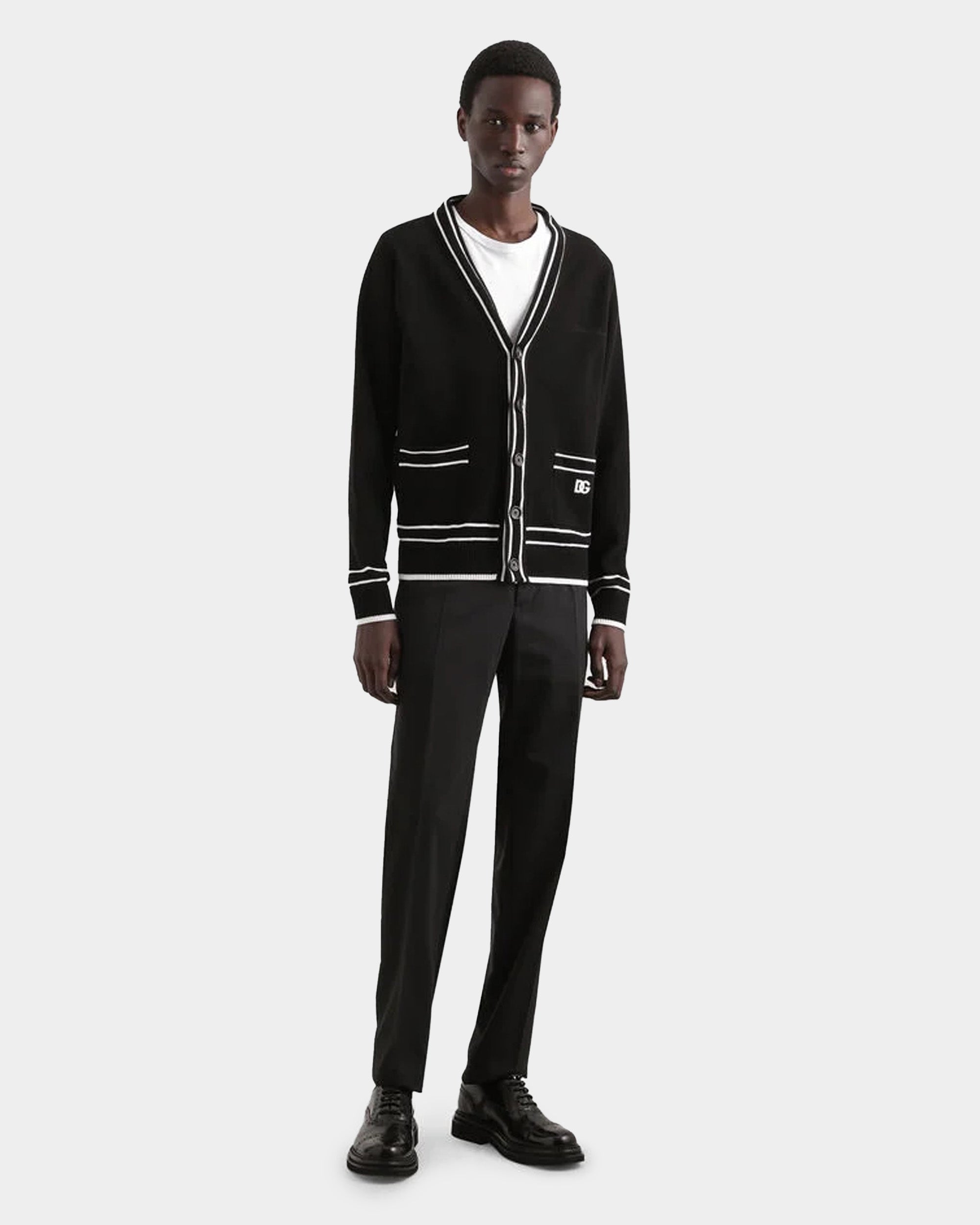 DOLCE&GABBANA   V 領針織開襟衫