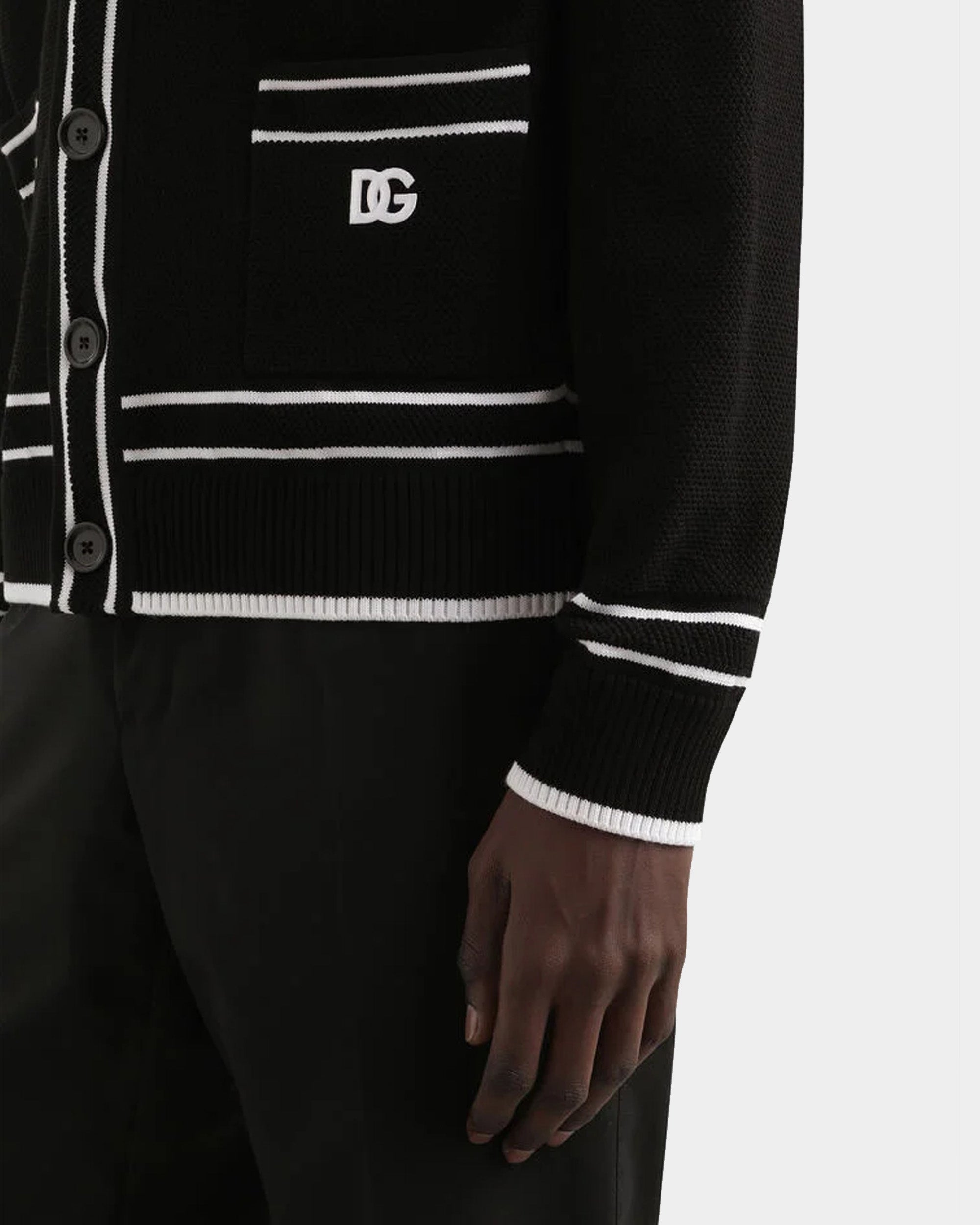 DOLCE&GABBANA   V 領針織開襟衫