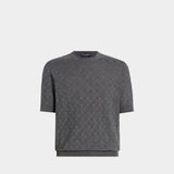 DOLCE&GABBANA   菱格紋針織衫