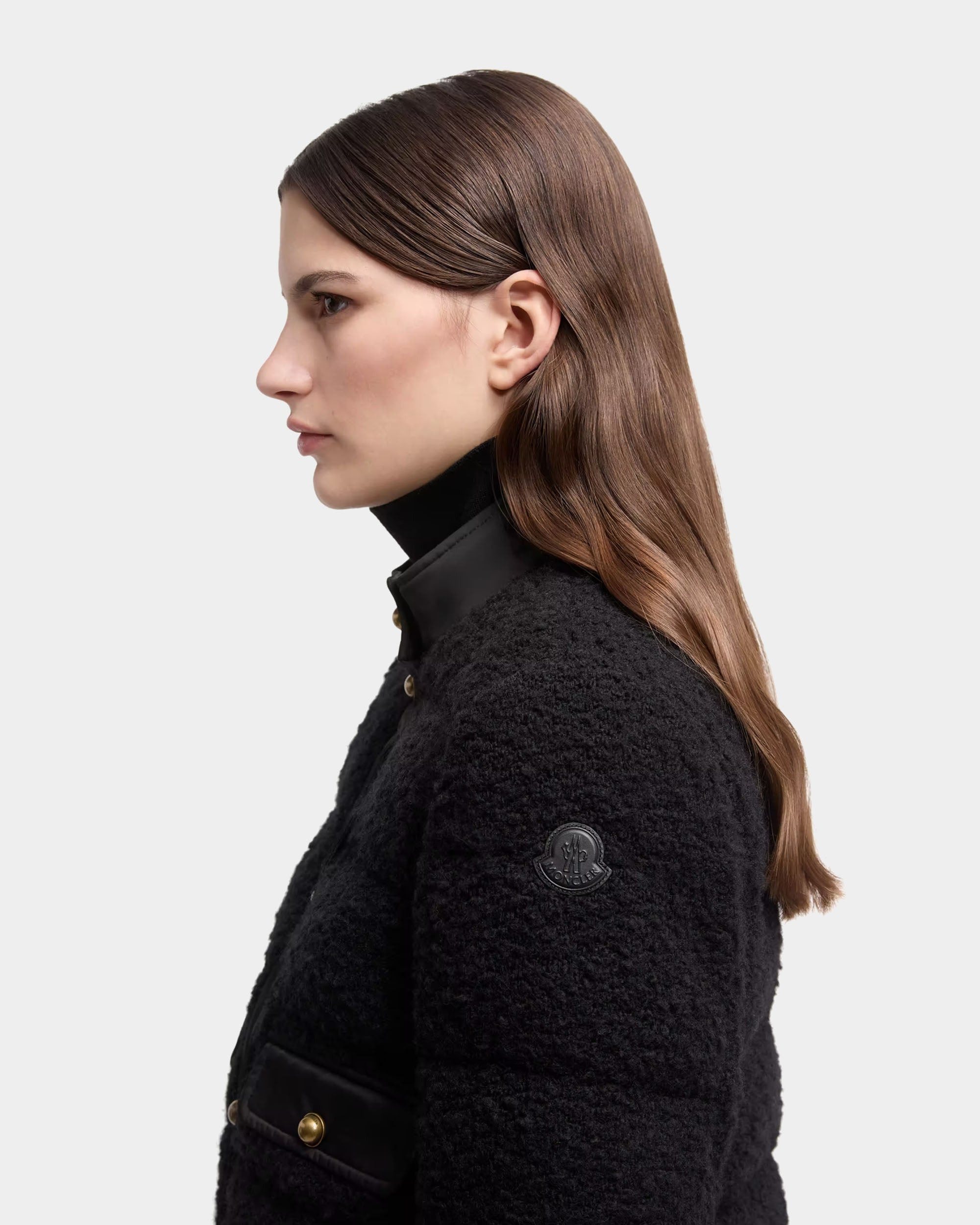 MONCLER Blandy 羊毛短版毛呢外套
