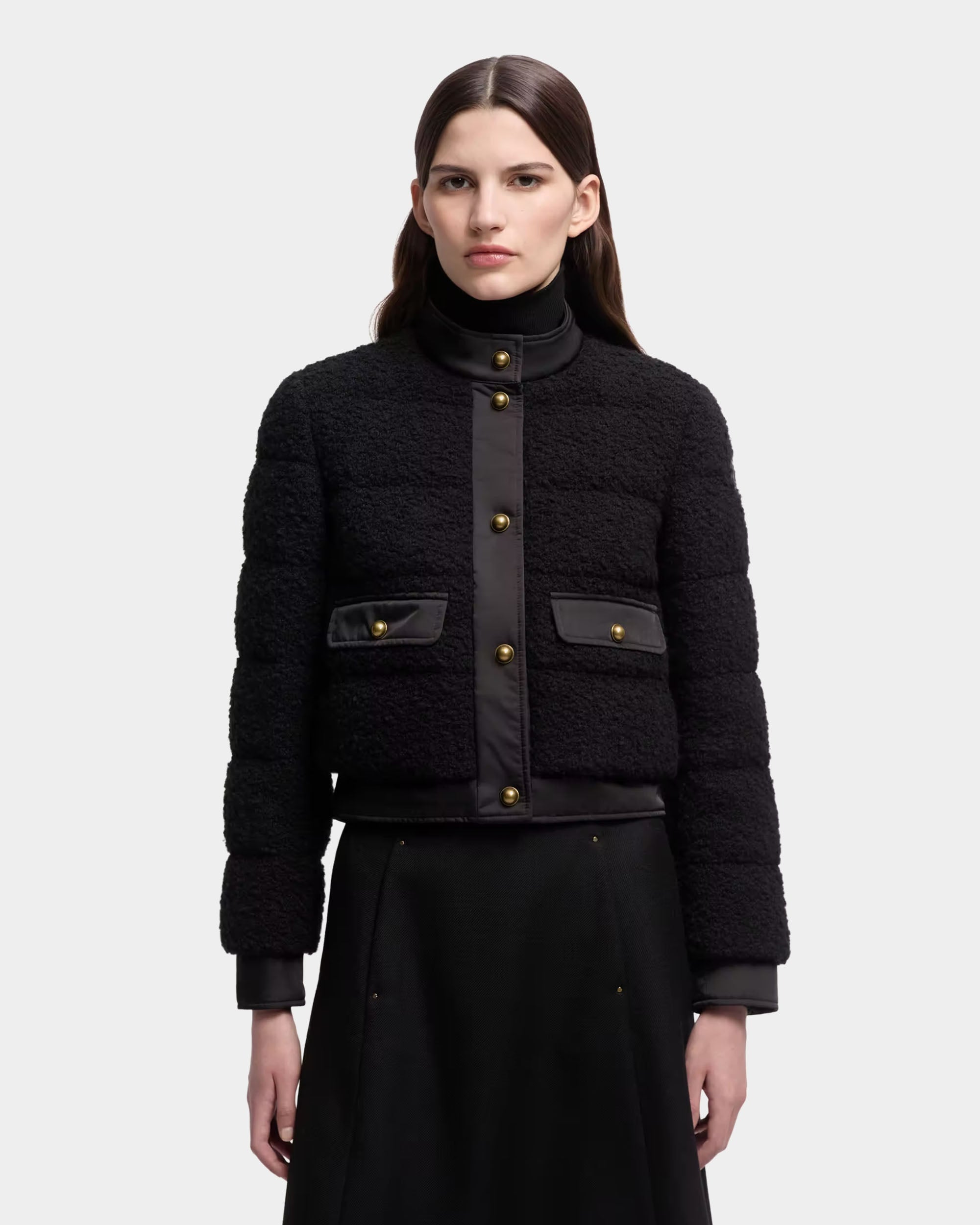 MONCLER Blandy 羊毛短版毛呢外套