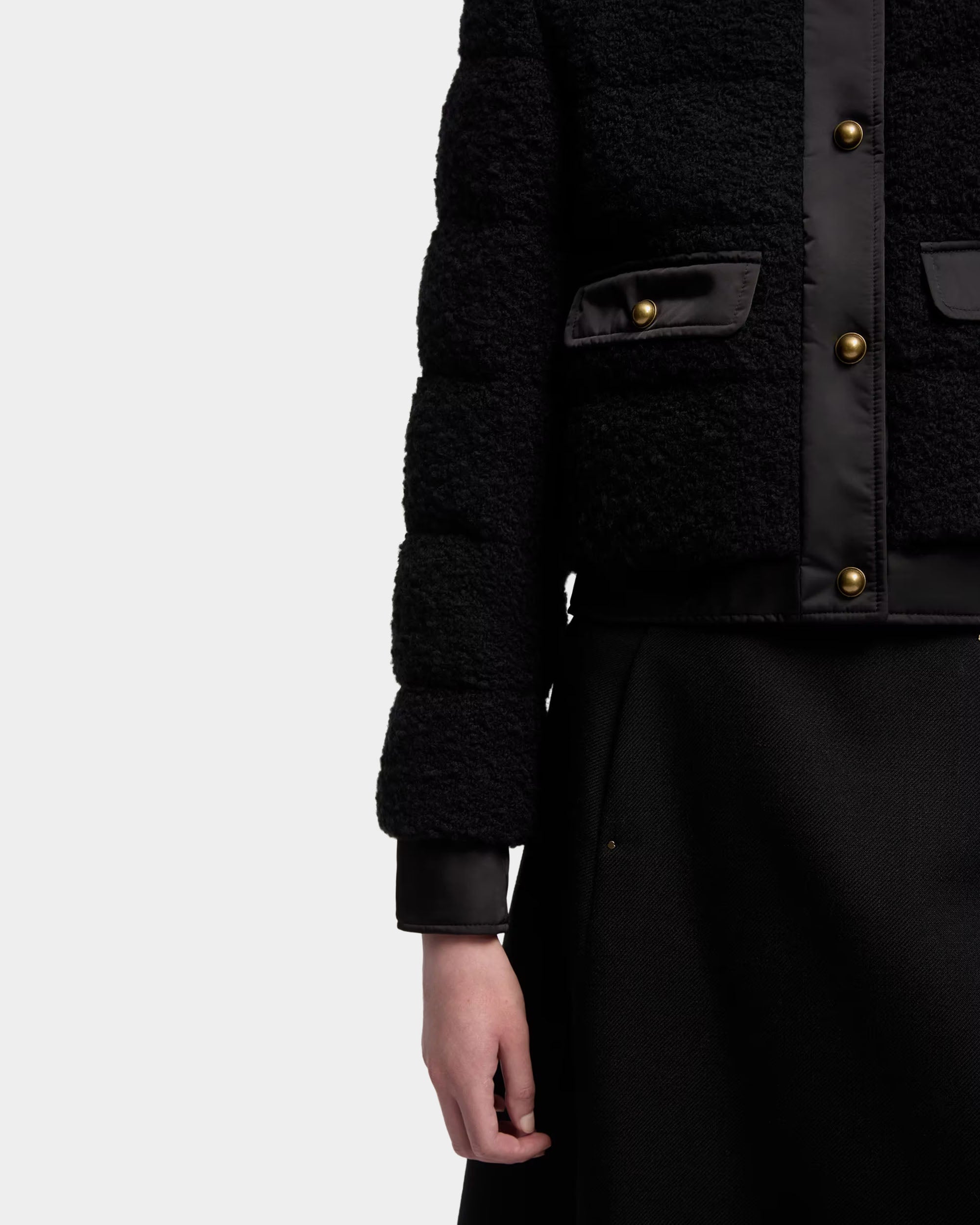 MONCLER Blandy 羊毛短版毛呢外套
