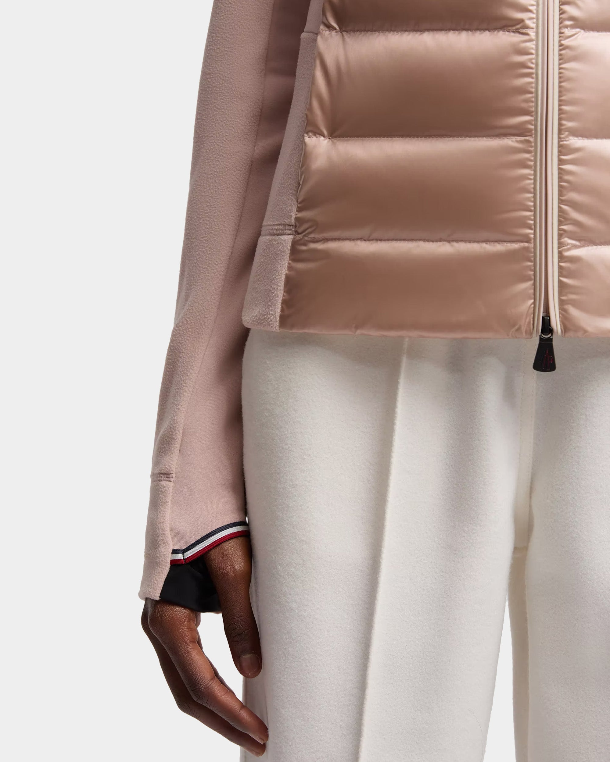 MONCLER 拼接立領外套