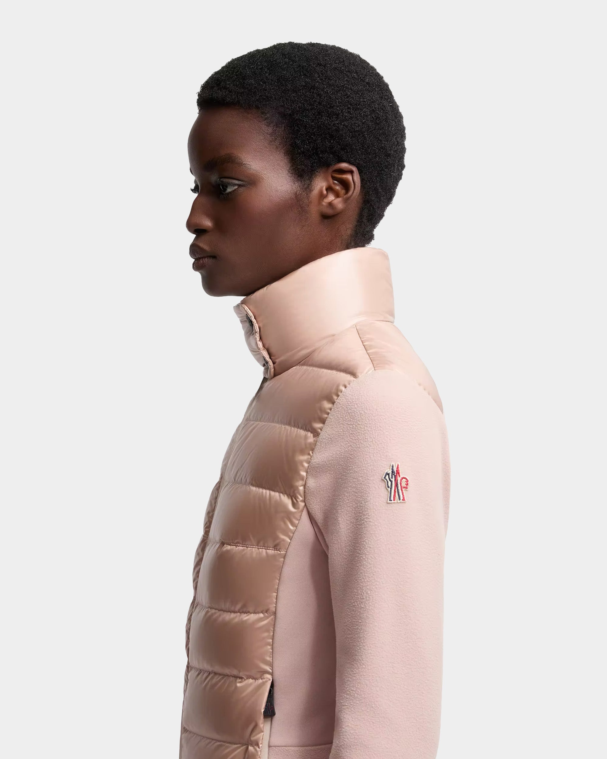 MONCLER 拼接立領外套
