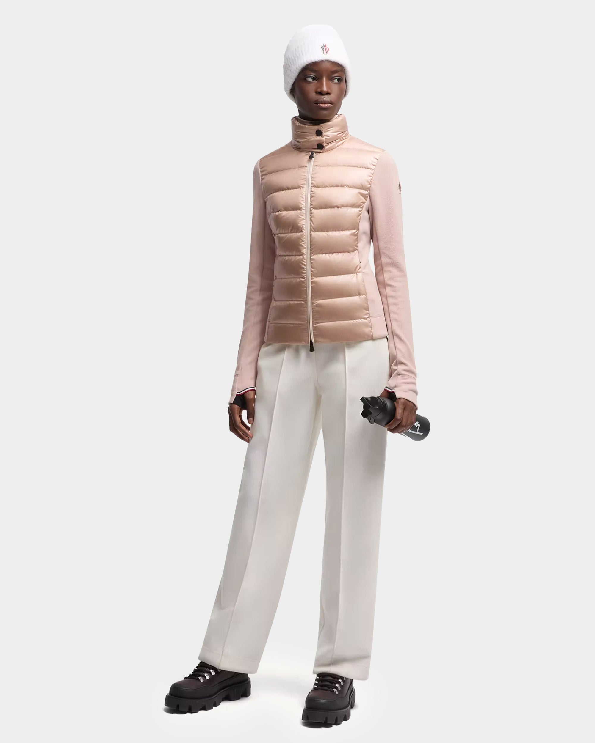 MONCLER 拼接立領外套