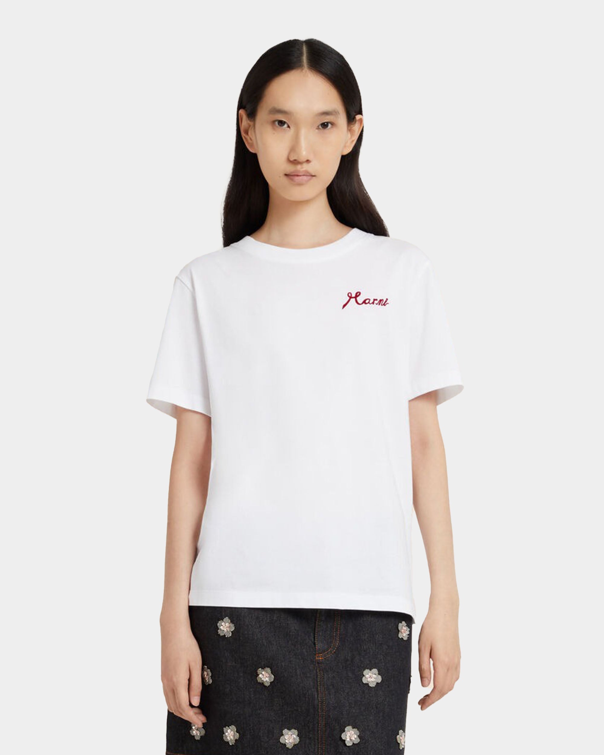 絨印Logo短袖T-Shirt